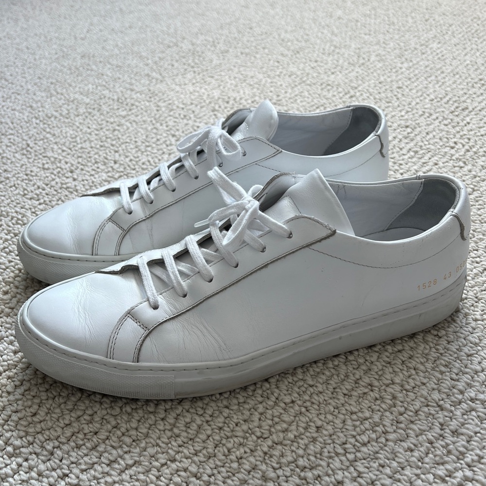 Common Projects Men's Achilles Leather Low-Top Sneakers